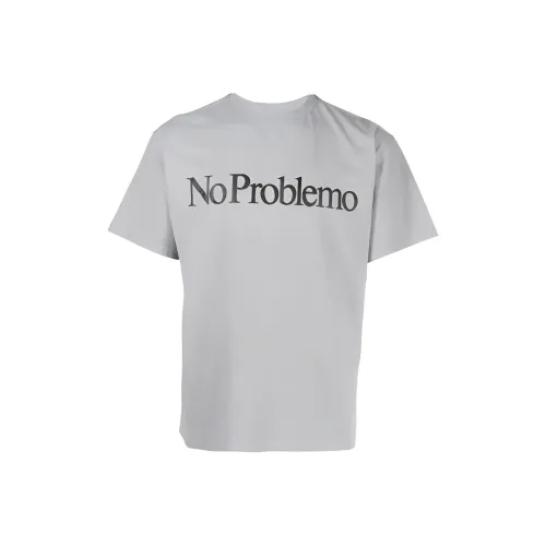 Aries Gray Men's T-Shirts Ариес Серый Мужские Футболки