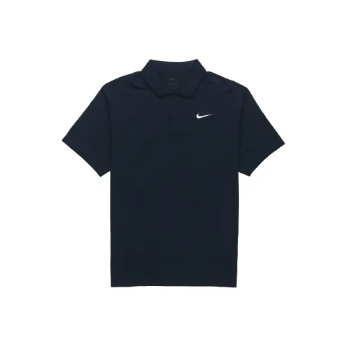 Nike Dri Fit Поло Мужское Темно-синий