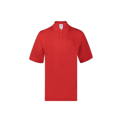 Y 3 Red Men's Polo