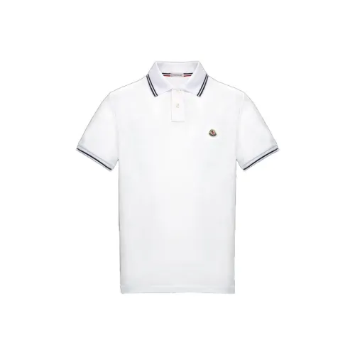 MONCLER Белая Мужская Поло