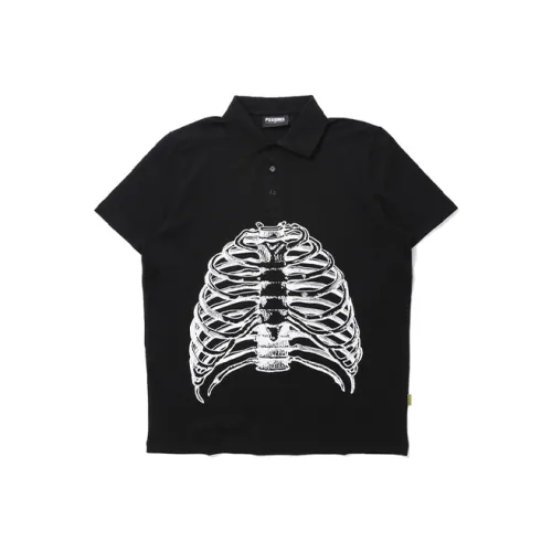 PLEASURES Black Унисекс Поло