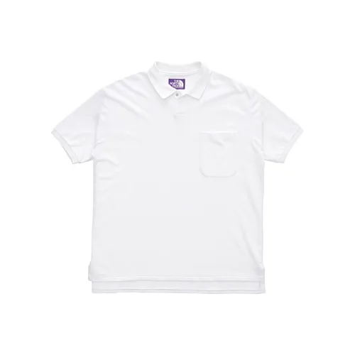 THE NORTH FACE PURPLE LABEL Белая Мужская Рубашка Поло