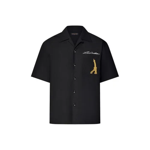 LOUIS VUITTON SS24 Рубашка Мужская Черная