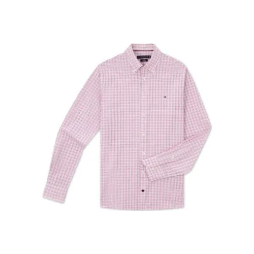 Tommy Hilfiger Red Men's Shirts Томми Хилфигер Красные Мужские Рубашки