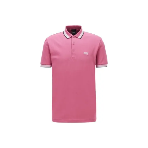 Hugo Boss Поло Мужское MID Розовый