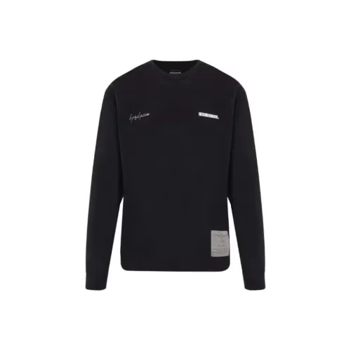 Yohji Yamamoto Pour Homme Черные Мужские Свитшоты