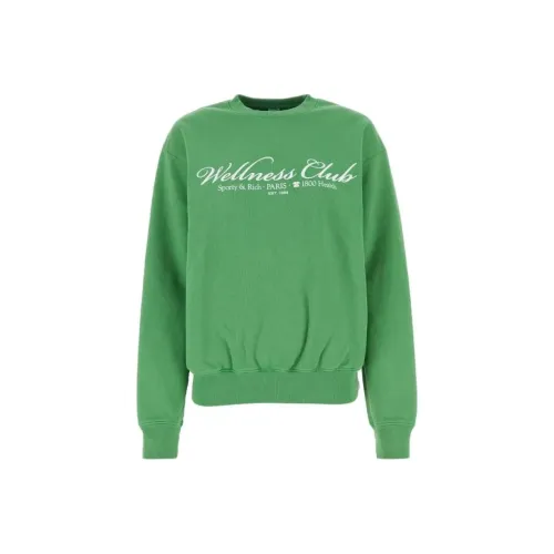 SPORTY RICH Свитшот Мужской Зеленый