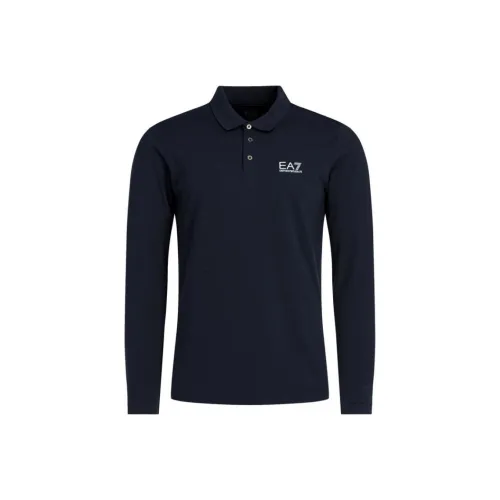 EMPORIO ARMANI EA7 SS22 Поло Мужское Темно-синий