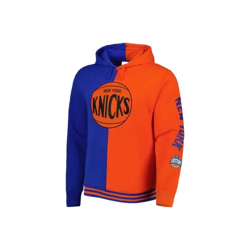NBA New York Knicks Толстовка Мужская Синяя Оранжевая