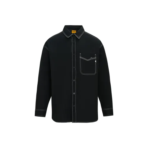 CAT Черные Мужские Рубашки