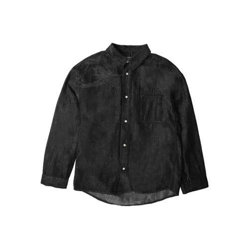 PUSH HZC Мужские рубашки черного цвета