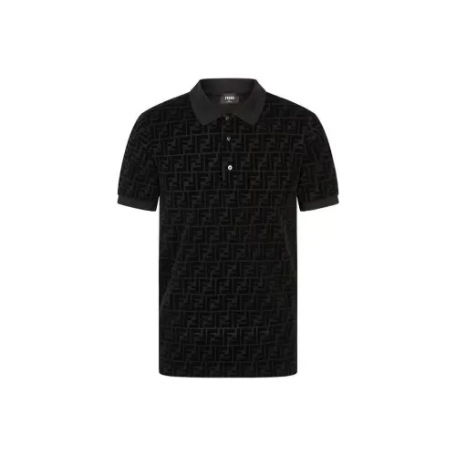 Fendi Мужская черная поло