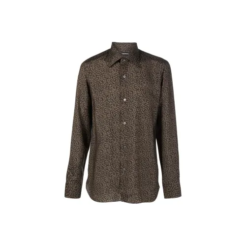 TOM FORD Коричневые Мужские Рубашки
