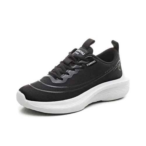 HUANQIU Беговые кроссовки Low Top Черные Мужские