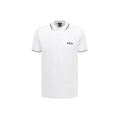 Hugo Boss Белая Мужская Поло