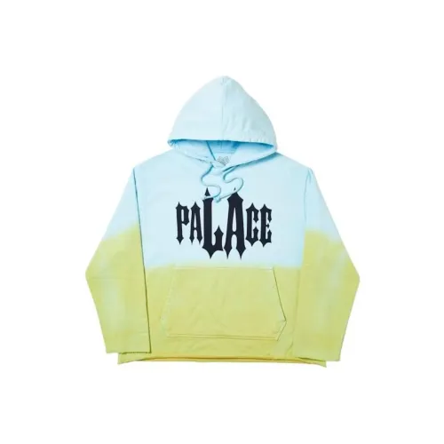 PALACE LA Dye Hooded Sweatshirt Unisex Blue Green
