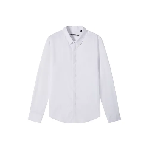 DAVID NAMAN Белые Мужские Рубашки