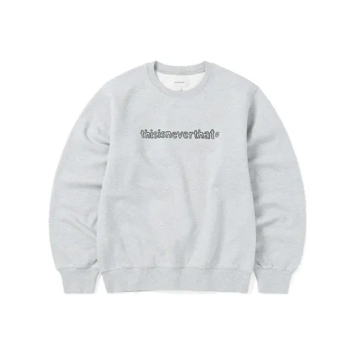 Thisisneverthat x NAIJEL GRAPH SS24 Graph Логотип Crewneck GREY Свитшот Унисекс Серый