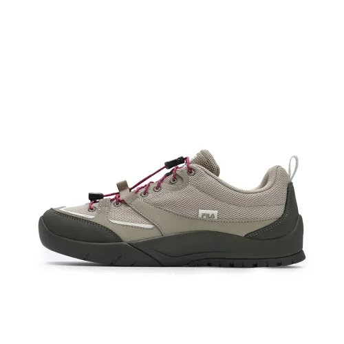 FILA CAMLIFE Скейтборд Кроссовки Низкие Коричневый Rice Желтый/Лайм Женские