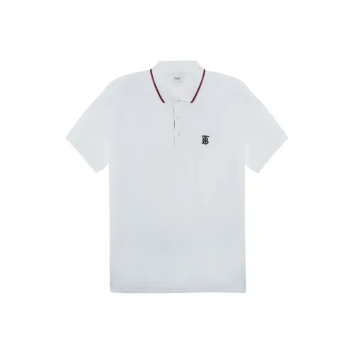 Burberry Поло Мужское Белое