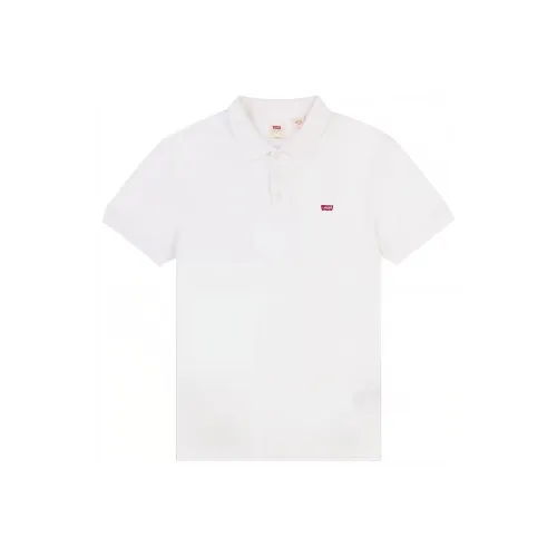 Levis Белая Мужская Поло