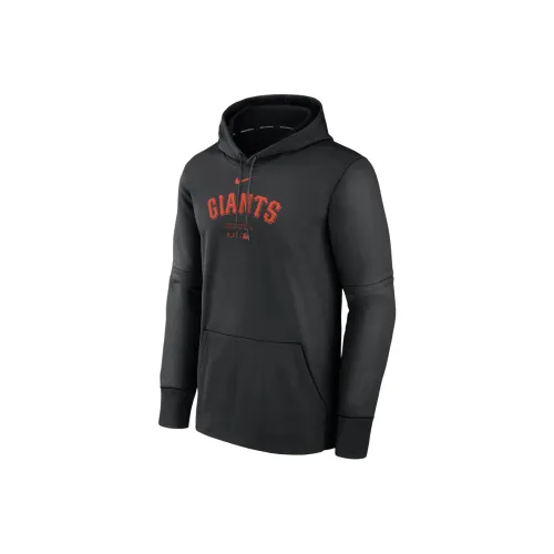 nike San Francisco Giants Аутентичная коллекция Practice толстовка мужская черная
