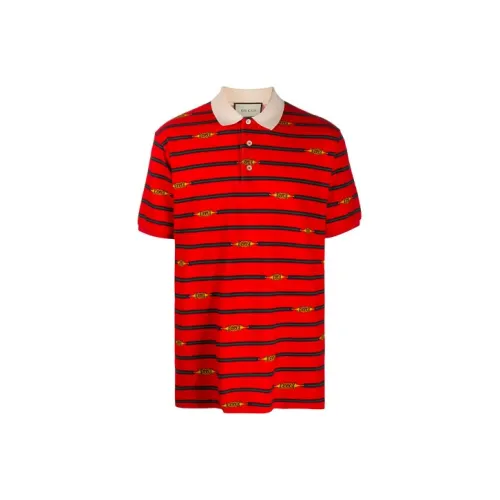 Gucci Красная Мужская Поло