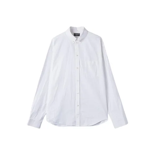 Balenciaga Рубашка Свободного кроя Мужская Белая