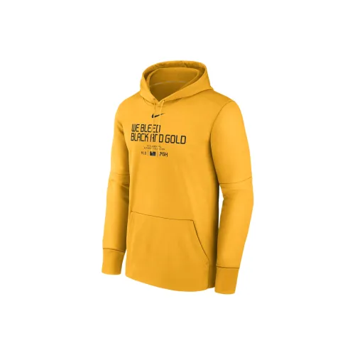 nike Pittsburgh Pirates Городской Connect Practice Толстовка Мужской Золотой