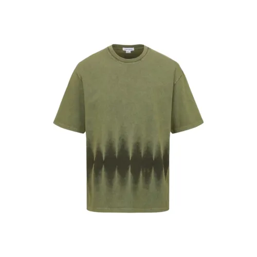 URBAN REVIVO T-рубашка мужская желтая зеленая