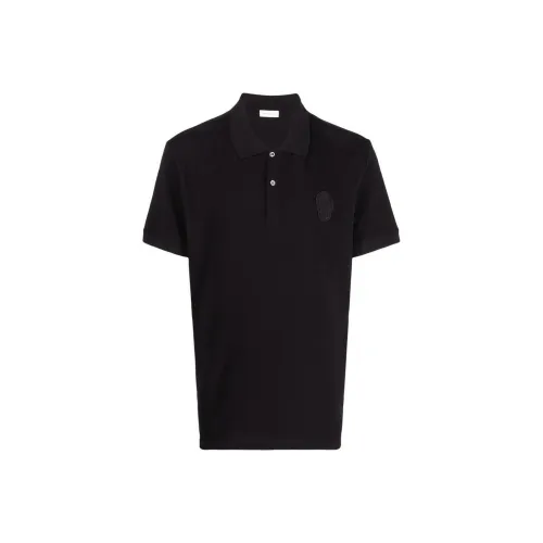 Alexander McQueen Мужское черное поло