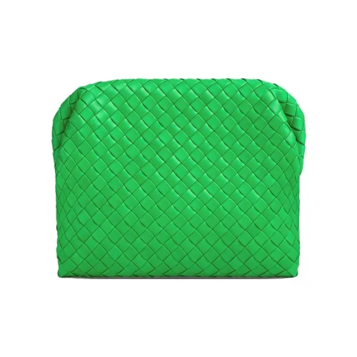 Bottega Veneta Клатч из коровьей кожи мужской зеленый