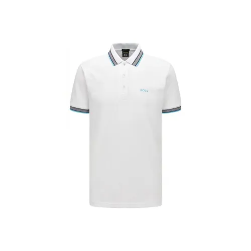 Hugo Boss Белая Мужская Поло