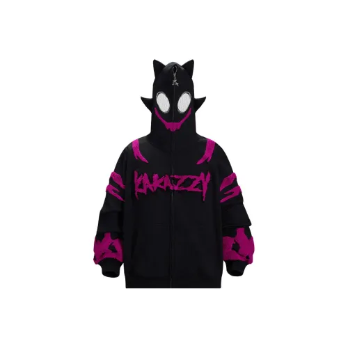 KAKAZZY Черная унисекс толстовка