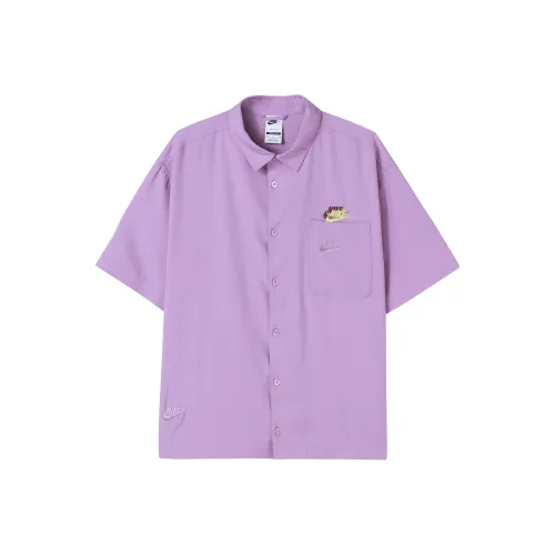 Nike Фиолетовые Мужские Рубашки