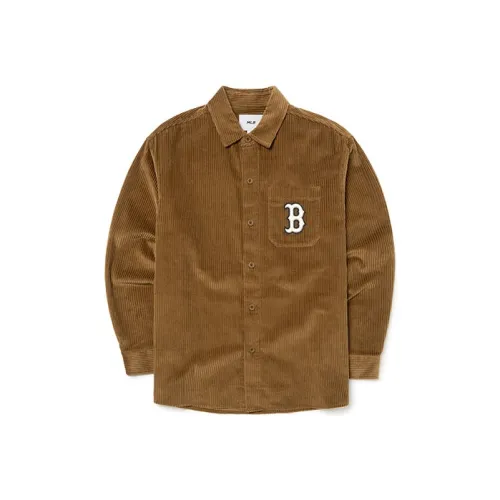 MLB Boston Red Sox Коричневые Унисекс Рубашки