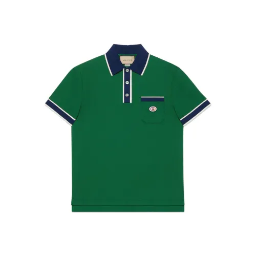 GUCCI Зеленая Мужская Поло