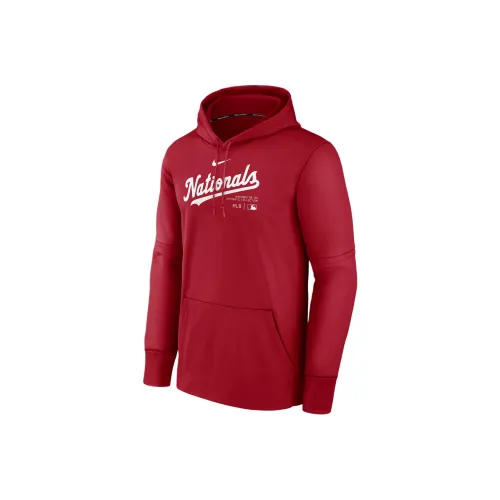 nike Washington Nationals Authentic Collection Practice Sweatshirt Men's Red
