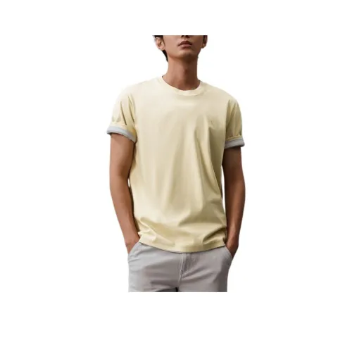 Calvin Klein T-рубашка мужская Soy Juice желтая