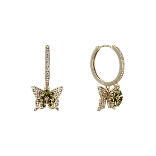 RiotLILY Серьги-гвоздики с камнями женские