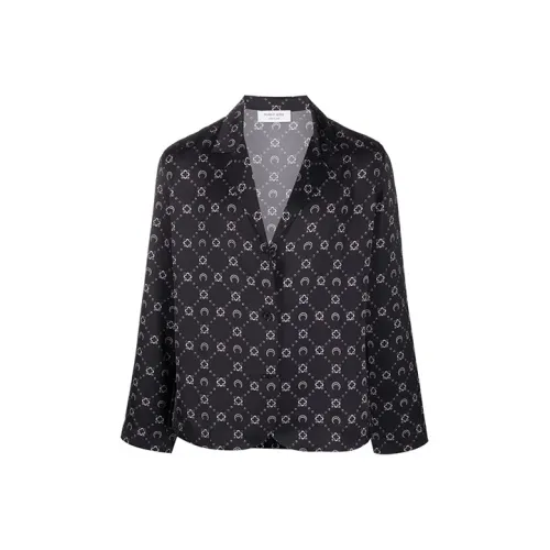 Marine Serre Мужские Черные Рубашки