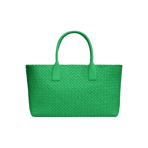Bottega Veneta Cabat Sheepskin One Shoulder Bag Medium Women's Green Bottega Veneta Cabat Овчина Одно Плечо Сумка Средний Женский Зеленый