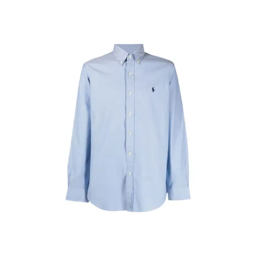 Polo Ralph Lauren FW21 Рубашка Classic Fit Мужская Синяя