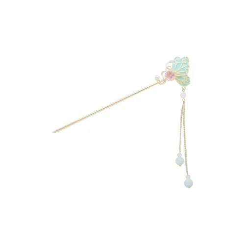 Заколки для волос с камнями покрытые серебром женские