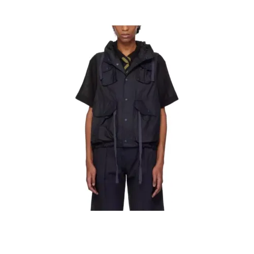 Жилет Мужской Коллаборация с Engineered Garments Морской синий