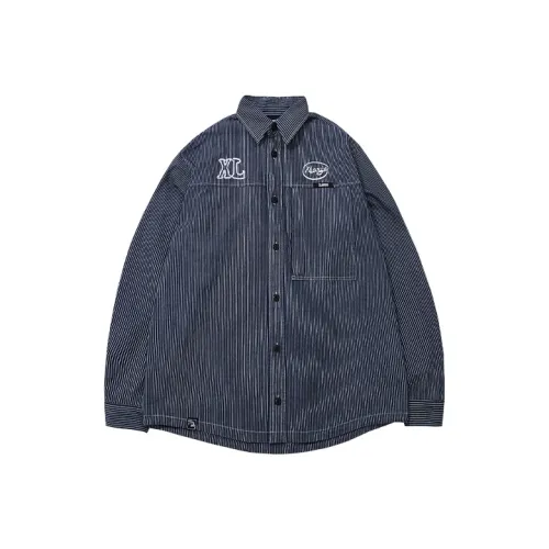 XLARGE Синий Унисекс Рубашки