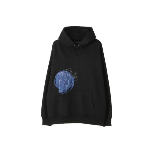 Yohji Yamamoto Черные Унисекс Свитшоты