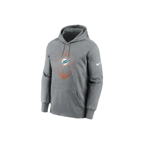 Nike Miami Dolphins Icon Свитшот Мужской Серый