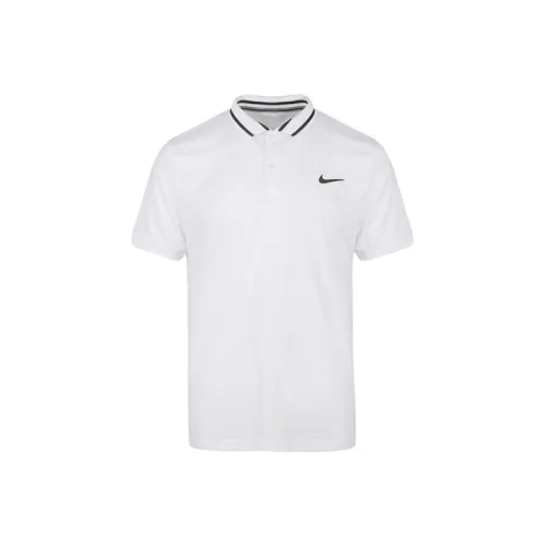 Nike Court Dri Fit Polo Мужской Белый