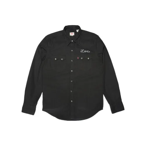 Levis Мужские Черные Рубашки